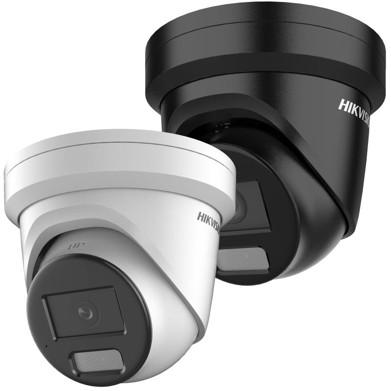 Hikvision 6MP IP Pro Series IR Turret Camera, DarkFighter, AcuSense, Perimeter, Face Capture, 2.8mm, 120dB WDR, 30m IR, POE / 12VDC, IP67, MicroSD, Built in Mic (Junction Box: DS-1280ZJ-PT6, Wall Mount DS-1273ZJ-140)