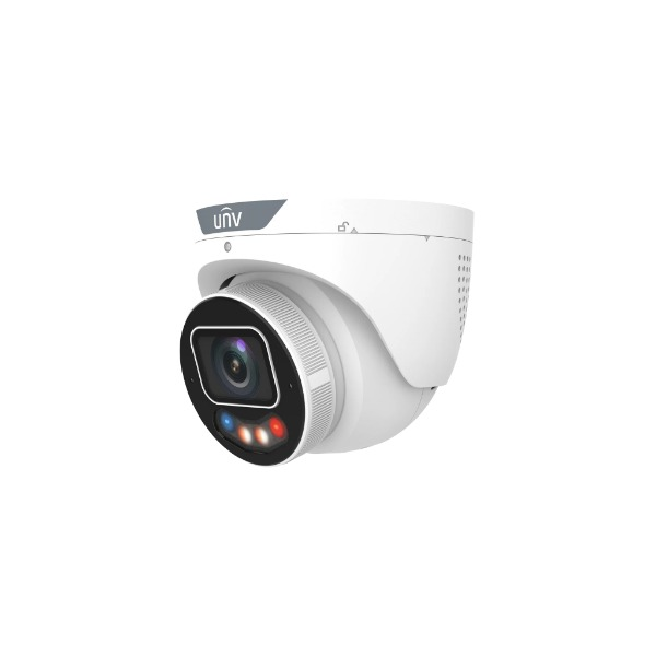 Uniview 6MP IP OwlView Plus Prime Tri-Guard AI Series Wise-ISP Full Colour Turret, Perimeter, ColorHunter, 2.8mm, 120dB WDR, 30m White Light, Built-in Mic, POE or 12VDC, IP67 (Wall Mount: TR-WM03-B-IN, Junction Box: TR-JB03-H-IN)