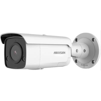 Hikvision 6MP IP Pro Series IR Bullet Camera, DarkFighter, AcuSense, Perimeter, Face Capture, 2.8mm, 120dB WDR, 60m IR, POE / 12VDC, IP67, MicroSD (Junction Box: DS-1280ZJ-S)