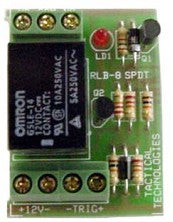 Tactical 12VDC SPDT Dual Input, Buffered Relay Board. [30VDC 6A Contacts]