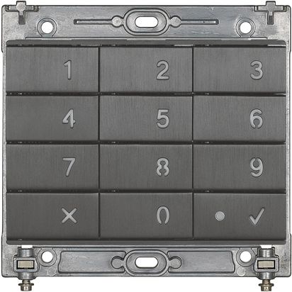 Bticino Linea 5000 Keypad Module In Nickel Finish