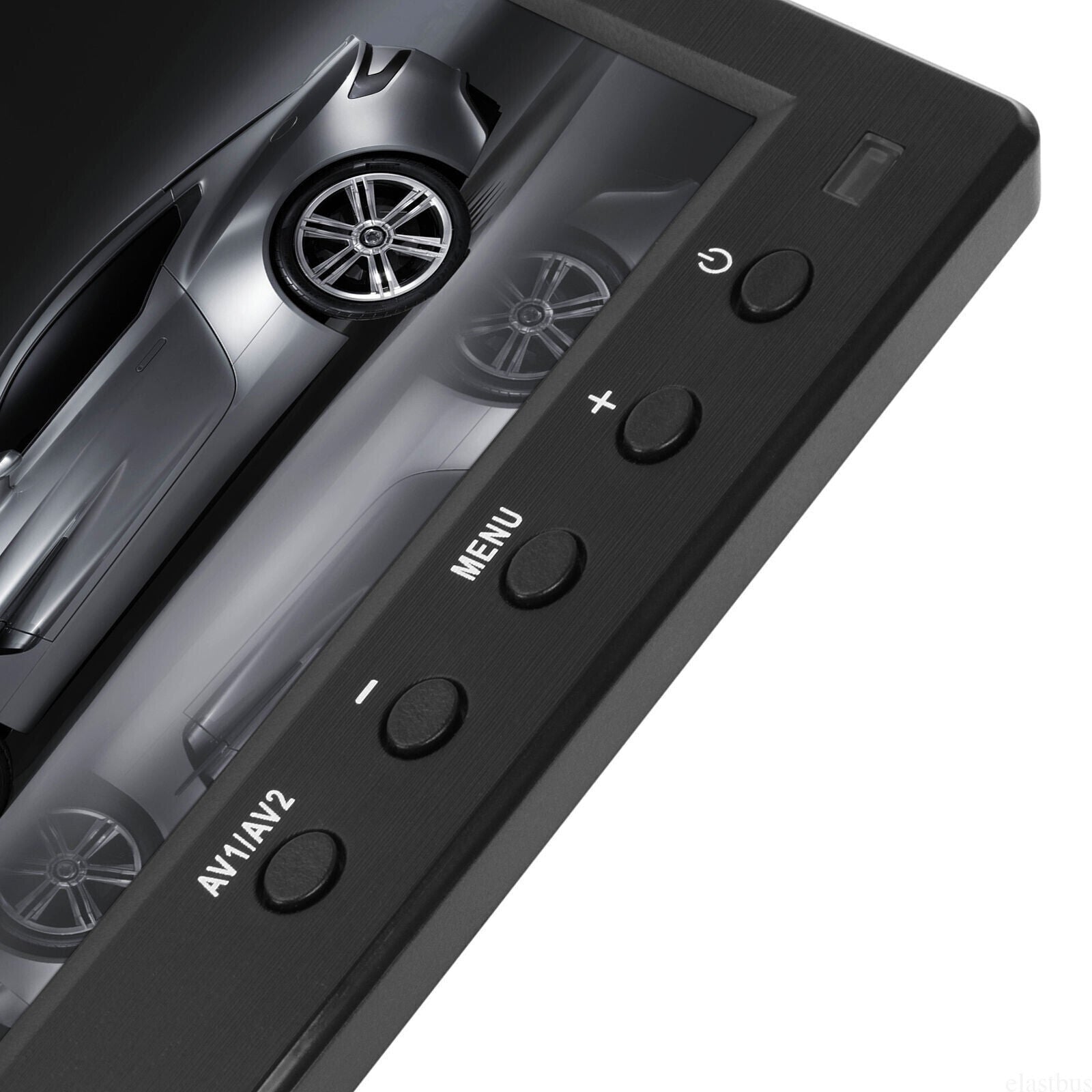 Zankap 10'' LED Monitor With HDMI, VGA, BNC Cable Included - HDMI, VGA, BNC, Remote Control, 12VDC (Cable Connectors From Bottom And Compatible With SECCAB Enclosure)