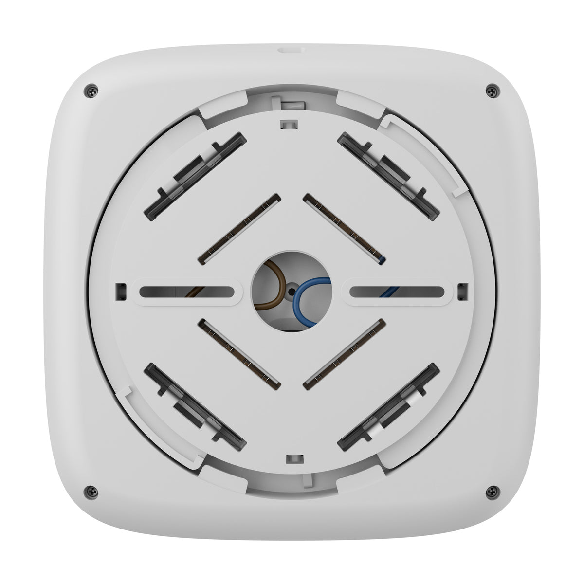 82200.175.WH3 Ajax Fireprotect 2 AC WHITE - Wireless 240V Power Supply Mains-Powered Smoke & Heat Detector With Sealed Backup Battery And Sounder