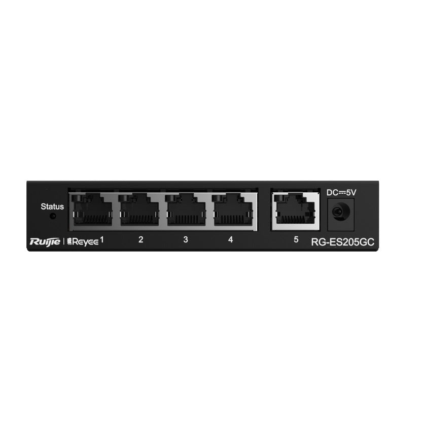 Ruijie Reyee 5-Port Gigabit Cloud Managed Switch, Desktop / Wall Mount