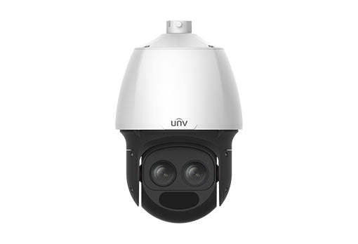 Uniview 2MP IP Deep Learning AI Series 33x Laser IR PTZ, Perimeter, Auto-Tracking, Face Capture, People Counting, LightHunter, 4.5-148.5mm, 120dB WDR, 500m Varifocal Laser IR, Five Streams, MicroSD, POE / 24VDC / 24VAC, BNC, IP66 (Standard Wall Mount: T