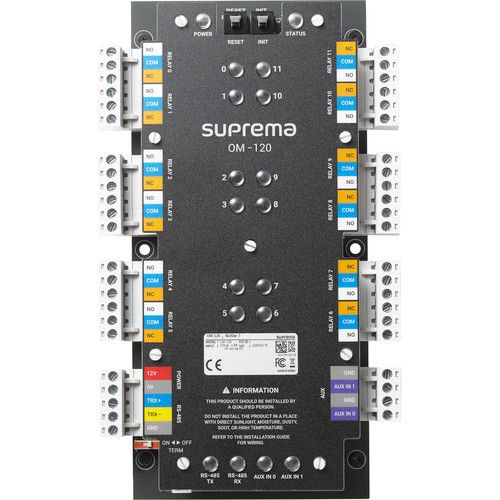 Suprema BioStar Air Lift Controller Module, Can Control Up To 12 Output Relays, Up To 31 Modules Per System **REQUIRES AIRFOB AE-MC / AE-MU**