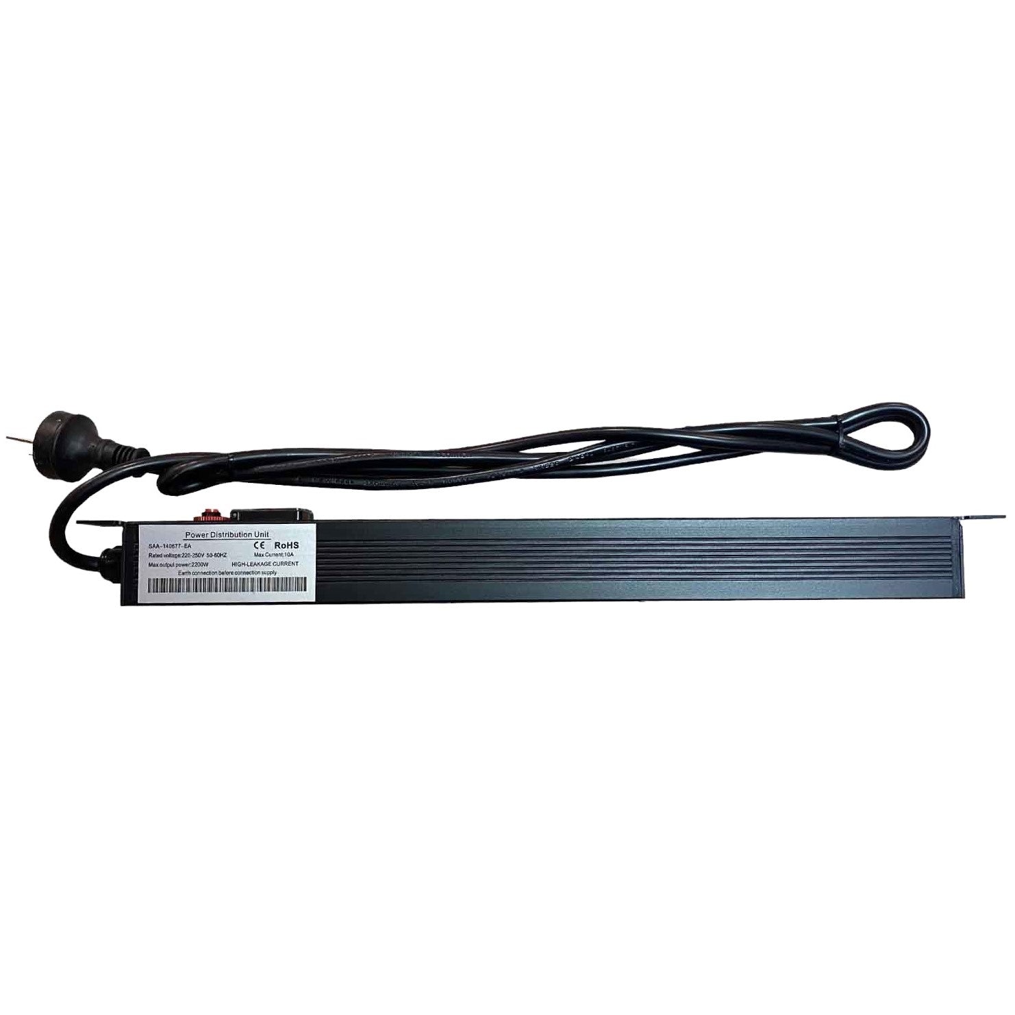 Zankap 8 Way 10A Power Distribution Unit Horizontal 1RU