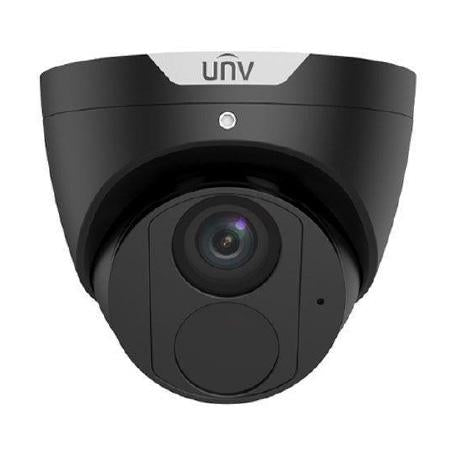 Uniview 6MP IP Easy AI Series IR Turret, Human Body Detection, EasyStar, 2.8mm, 120dB WDR, 30m IR, Twin Streams, Built-in Mic, POE or 12VDC, IP67 ***BLACK*** (Wall Mount: TR-WM03-D-IN, Junction Box:TR-JB03-G-IN)