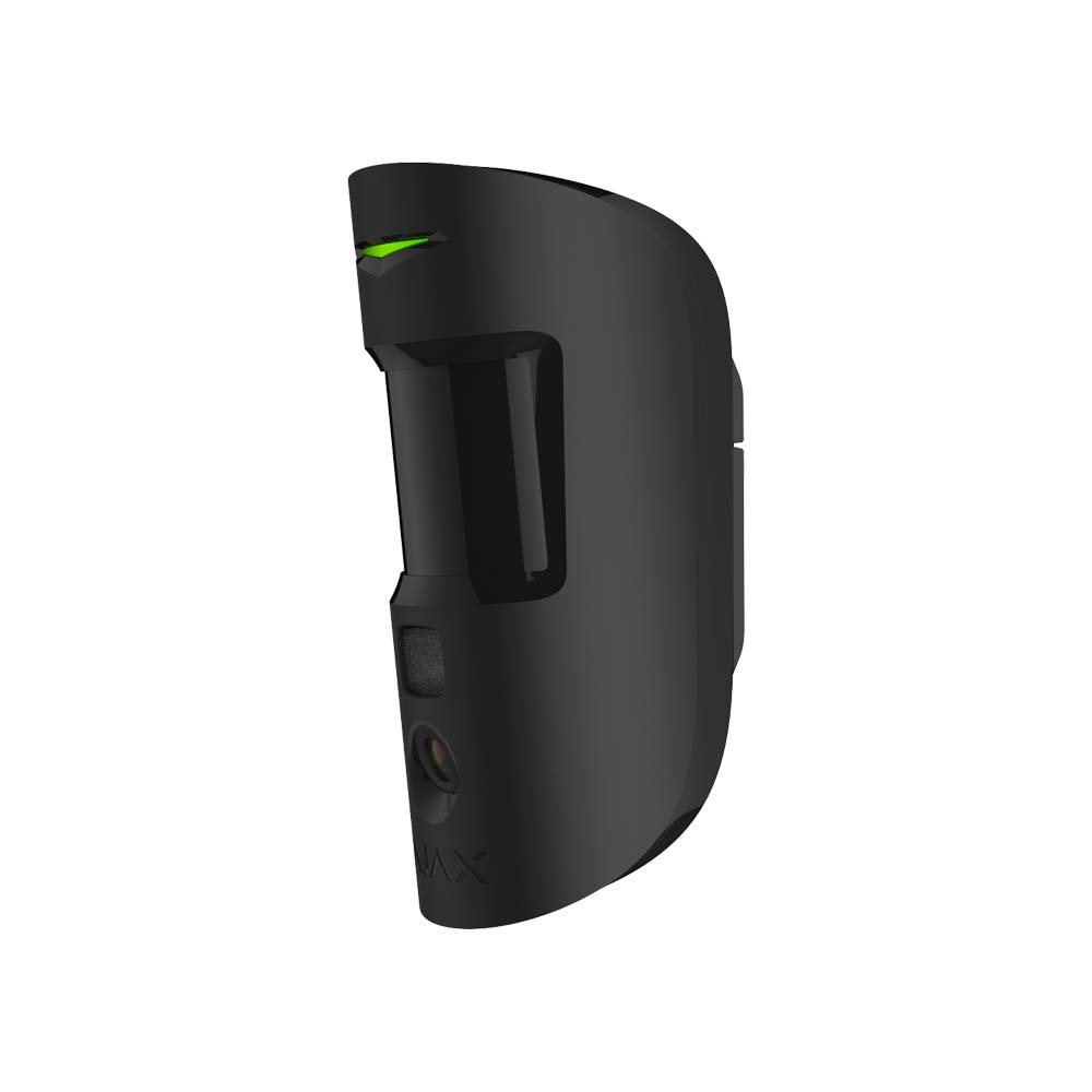 Ajax MotionCam BLACK - 2 Way Wireless Pet Immune PIR Motion Detector With Photo Verification, 12m