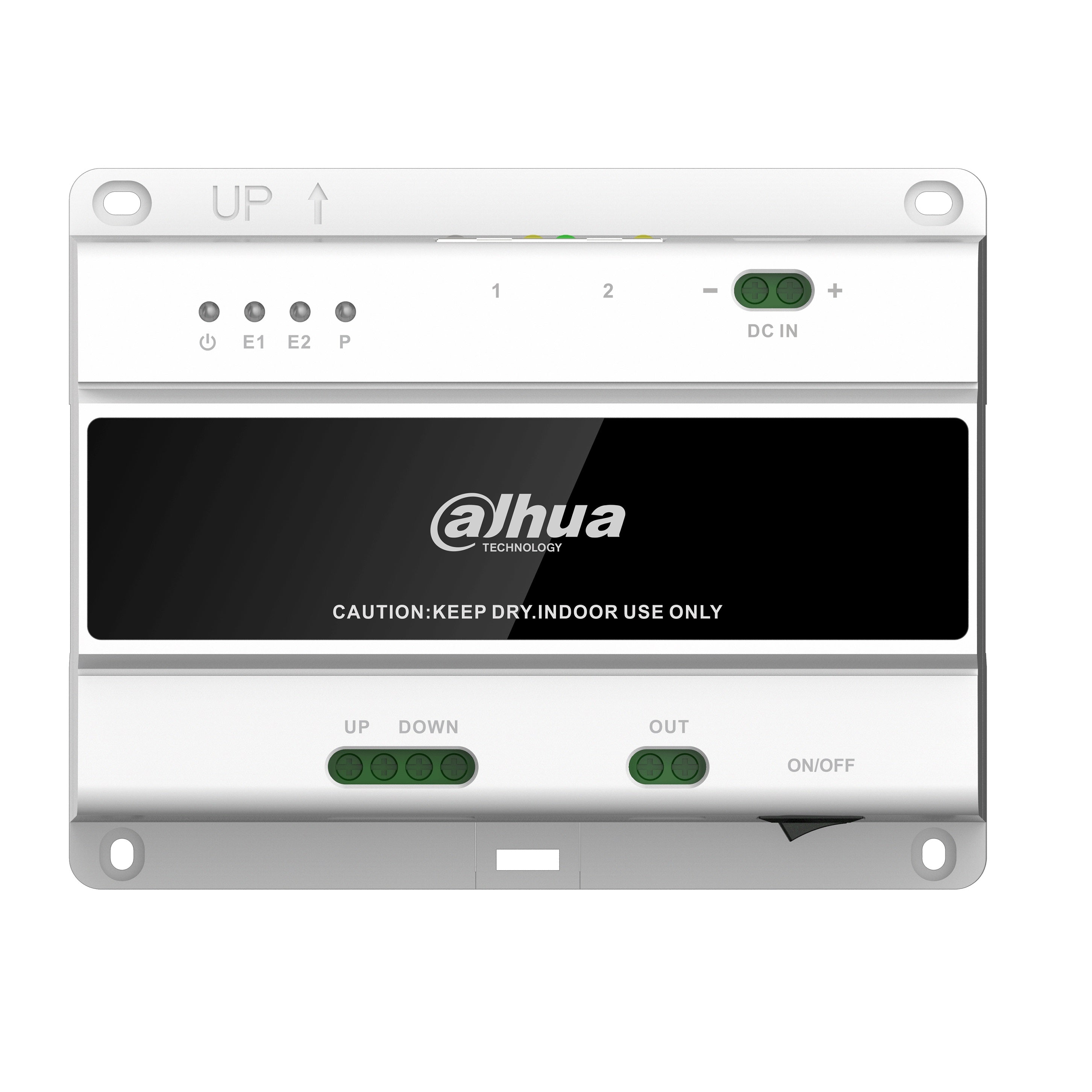 Dahua* 2 Wire Villa Network Controller, 2 Lan Port, 48VDC, (Up To Six 2 Wire Devices Connected) **MAY REQUIER 48VDC2.5 POWER SUPPLY**