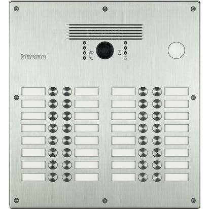 Bticino* 2W Linea 300 Monobloc Vandal Resistant Video 32 Call Flush Mounted External Unit (No Rainshield)