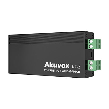 Akuvox Long Range IP To 2W Adapter, 48VDC **REQUIRES 48V PSU OR AKUVOX NS-2**