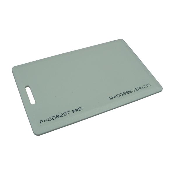 Arrowhead ECi Prox Card With 10 Digit Decimal Number Printed On KeyCard