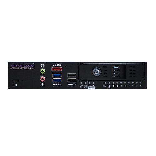 Katana i5 8 Port PoE AIO 64 Channel Server, Linux Based, i5 Processor, 16GB RAM, 128GB SSD, 1x Display Port, 2x HDMI Port, 320Mbps Network, 1x HDD Bay, 120W PoE Budget