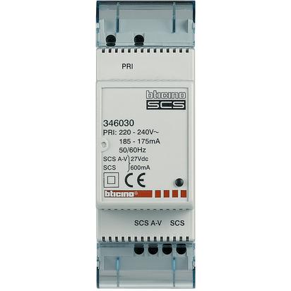 Bticino* 2W Compact Power Supply SCS Video Adaptor 230V