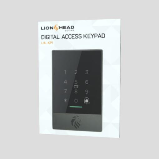 Lionhead Lock Access Keypad, TTLock App Compatible, Bluetooth Support, 12VDC Powered, IP66 Rating