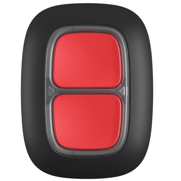 Ajax DoubleButton BLACK - 2 Way Wireless Double Push Panic Duress Button