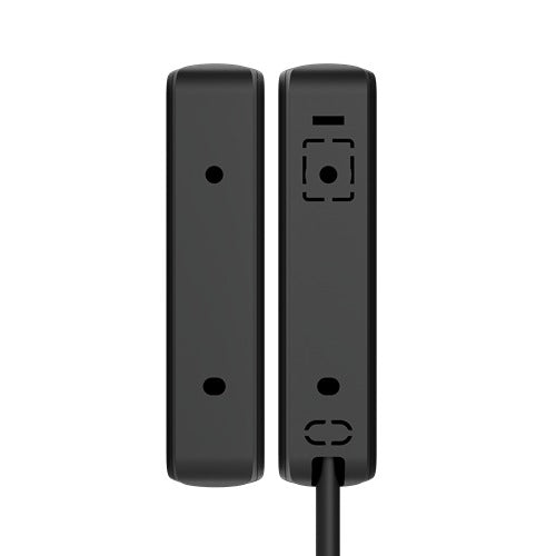 Ajax Fibra DoorProtect BLACK - Wired Door / Window Reed Sensor With Universal Input / Shock Detector / Tilt Sensor, Grade 3 Wiring