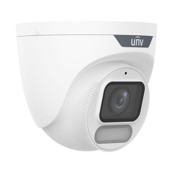 Uniview 4MP IP Easy AI Series Wise-ISP Full Colour Turret, Perimeter, Owl-View, ColorHunter, 2.8mm, 120dB WDR, 30m White Light, Built-in Mic, POE or 12VDC, IP67 (Wall Mount: TR-WM03-D-IN, Junction Box: TR-JB03-I-IN)