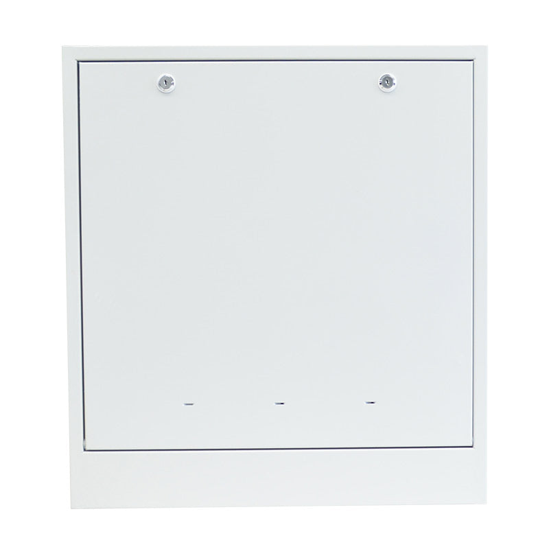 VIP Vision Vertical Wall Mount Security Cabinet 2RU Horizontal With Integrated 4 Output Powerboard & 2 x Cabinet Locks - Fits Up To 4HDD NVR & 24" Monitor ***Requires M4 Screws To Mount Monitor***