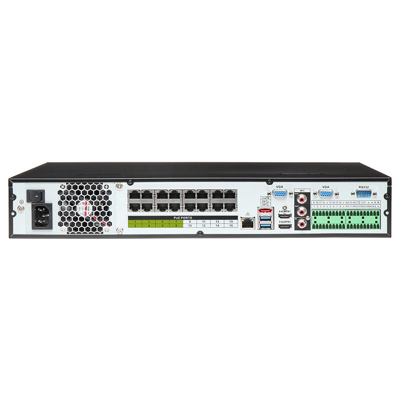 VIP* Vision 16Ch Professional Series NVR, 320MB, 2 x HDMI / VGA, 4 x HDD, 1 x Gigabit NIC, 16 x ePOE **NO HDD INSTALLED**