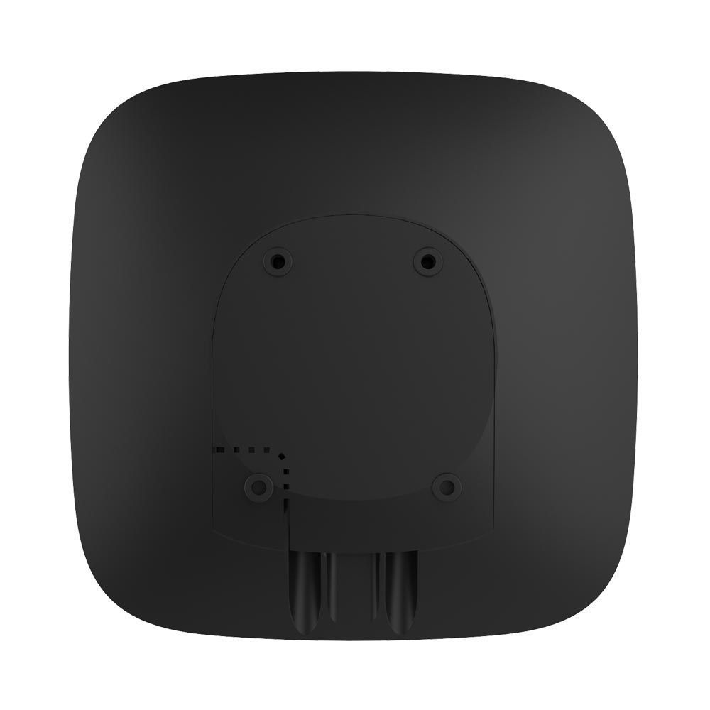 Ajax Hub 2 Plus Control Panel BLACK - Dual SIM 4G / Ethernet / WiFi, 200 Devices, 25 Security Groups, 200 Users, 50 Rooms, Photo Verification, 100 IP Camera / NVR Support