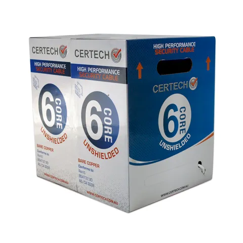 Certech 300M 14/020 6 Core Roller Box, Low Smoke Zero Halogen