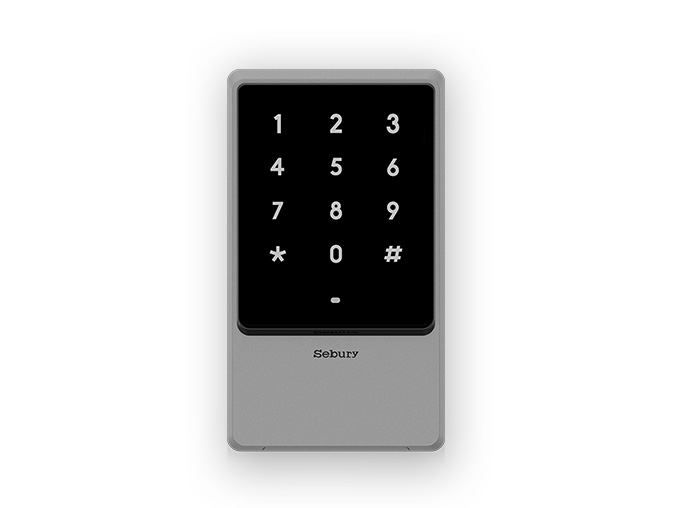 Sebury Standalone 3x4 Keypad, 26-Bit Wiegand, IP68, Dual Frequency 125kHz/13.56MHz, 12V