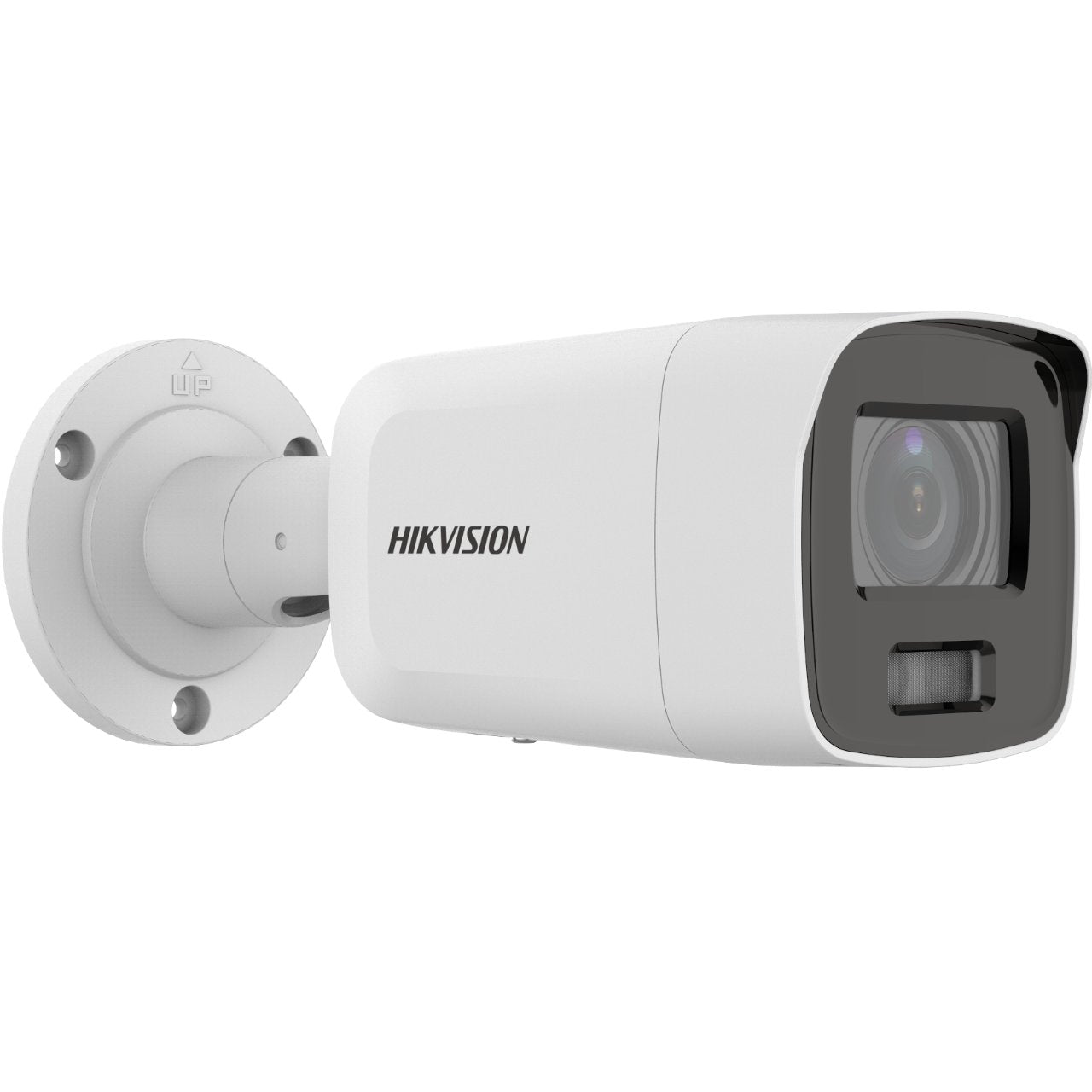 Hikvision* 8MP IP Pro Series Mini Bullet Camera, ColorVu, Perimeter, Face Capture, 2.8mm, 130dB WDR, 30m White Light, POE / 12VDC, IP67 (Junction Box: DS-1280ZJ-S)