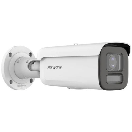 Hikvision 8MP IP Pro Series IR Motorised Vandal Bullet Camera, ColorVu, Perimeter, Face Capture, 2.8-12mm, 130dB WDR, 60m White Light, POE / 12VDC, IP67, IK10, MicroSD (Junction Box: DS-1280ZJ-PT6)