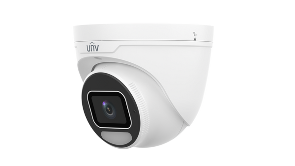 Uniview 8MP IP OwlView Plus Prime AI Series Wise-ISP Full Colour Turret, Perimeter, ColorHunter, 2.8mm, 120dB WDR, 30m White Light, Built-in Mic, POE or 12VDC, IP67 (Wall Mount: TR-WM03-B-IN, Junction Box: TR-JB03-H-IN)