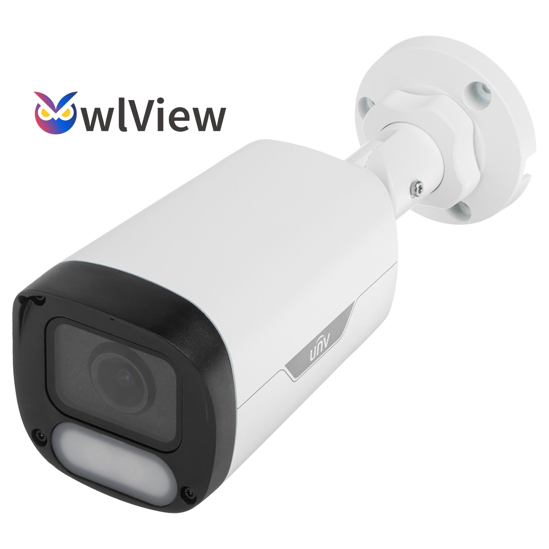 Uniview 6MP IP Easy AI Series Wise-ISP Full Colour Bullet, Perimeter, OwlView, ColorHunter, 2.8mm, 120dB WDR, 30m White Light, Built-in Mic, POE or 12VDC, IP67 (Pole Mount: TR-UP06-C-IN, Junction Box: TR-JB05-B-IN)