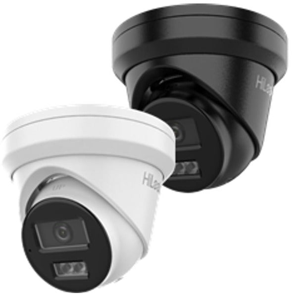 HiLook 8MP IP Turret Camera, AcuSense, 2.8mm, 120 dB WDR, 30m IR, PoE / 12VDC, IP67, Built-in Mic (Wall Mount: DS-1271ZJ-130-TRL, Junction Box: DS-1281ZJ-M)