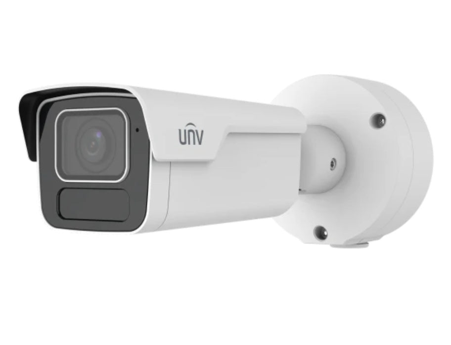 Uniview 6MP LightHunter Prime II  Motorised Bullet Camera, 2.7-13.5mm Lens, Smart IR 40m, 130dB WDR, Built-in Mic, MicroSD, PoE, IP67, IK10