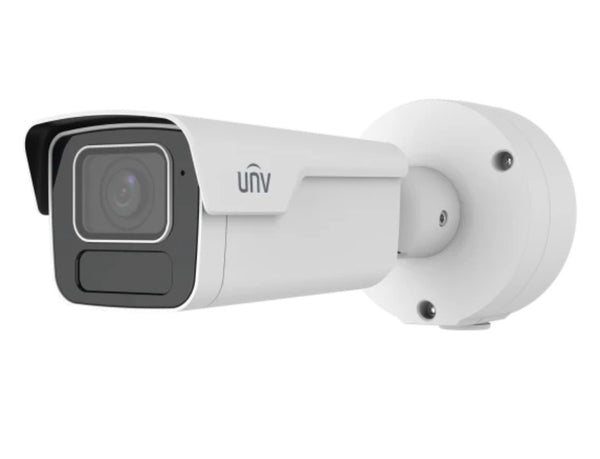 Uniview 6MP LightHunter Prime II  Motorised Bullet Camera, 2.7-13.5mm Lens, Smart IR 40m, 130dB WDR, Built-in Mic, MicroSD, PoE, IP67, IK10
