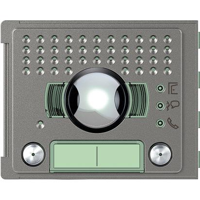Bticino* 2W Robur Double 2PB Wideangle Audio Video Front Cover Robust