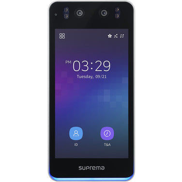 Suprema BioStar AIr BioStation 3, Face Recognition (IR + Visual), QR/Barcode, Dual RFID (125kHz EM & 13.56MHz MiFare, DESFire EV1/EV2/EV3, FeliCa, NFC, BLE), RTSP, Intercom (SIP), IP65, IK06 ***SPECIAL ORDER 6-8 WEEK LEAD TIME***