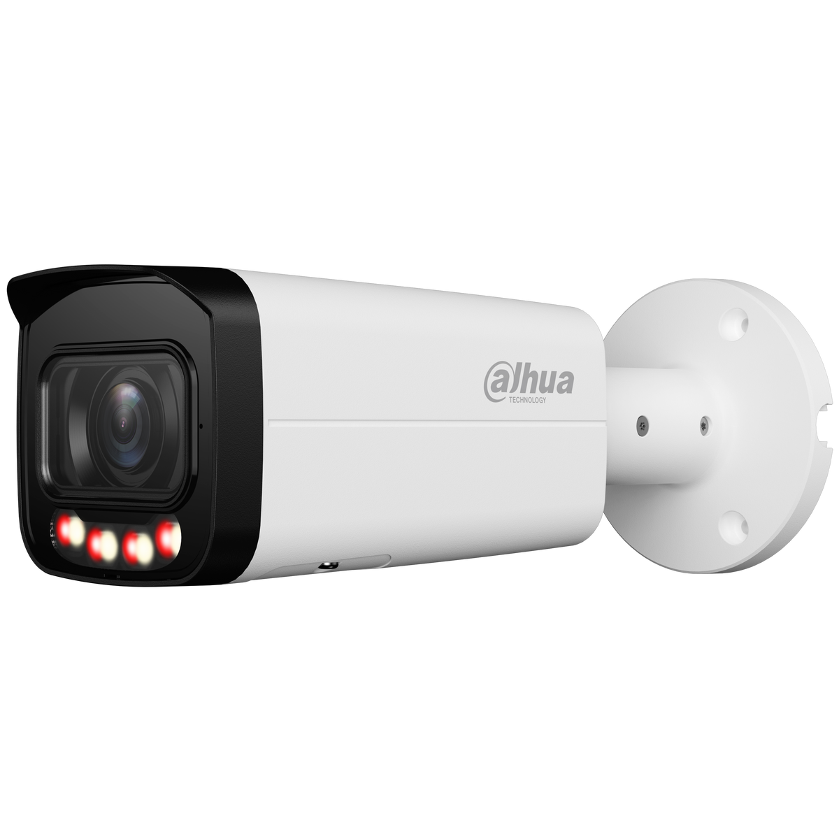 Dahua 6MP IP WizSense AI Series IR Motorised  H.264/5 Bullet 120 WDR Metal 2.7-13.5MM Motorised Lens 5X Zoom IR+Warm LED 60M POE 12vdc IP67 Built In MIC Audio In Audio Out  1 x Alarm In 1 x Alarm Out Support Upto 512GB SD (Junction Box PFA130-E)