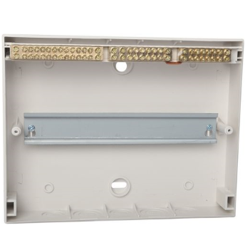 Zankap 12 DIN Enclosure With Transparent Cover, Blanking Plates & Labels