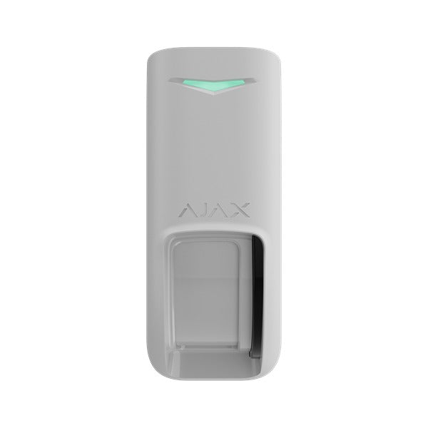 Ajax Curtain Outdoor WHITE - 2 Way Wireless Curtain PIR Motion Detector With Adjustable Beam Direction / Detection Range 4-12m