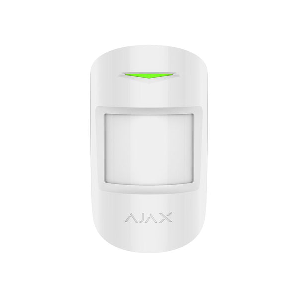 Ajax MotionProtect Plus WHITE - 2 Way Wireless Pet Immune Dual Technology Motion Detector, 12m