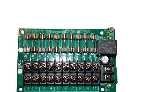Tactical* 10 Way PDM Power Distribution Module 12VDC / 24VAC [Selectable] - 500Ma Fuses - With Common Fault Relay Output And 4 x 3M Mounting Feet