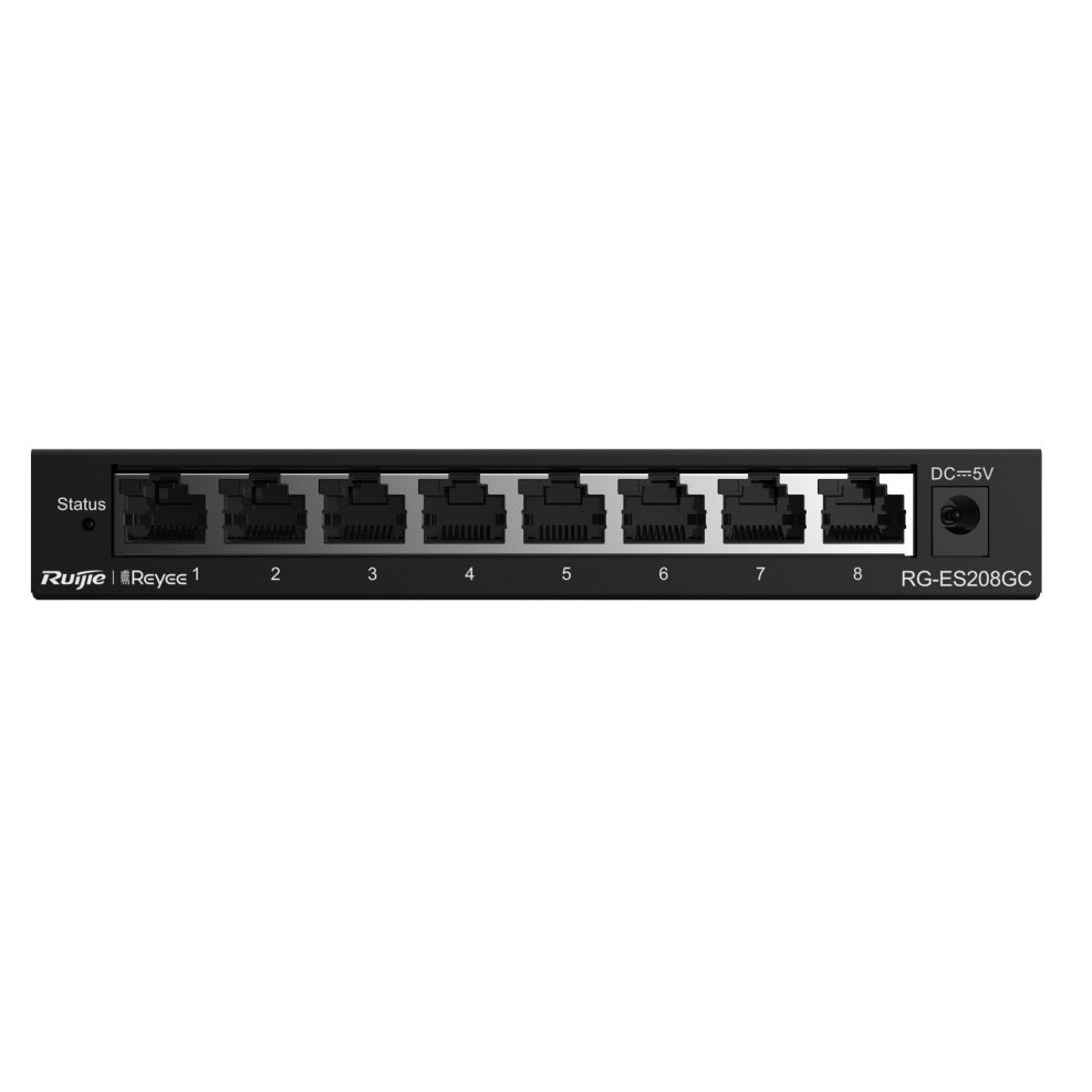 Ruijie Reyee 8-Port Gigabit Cloud Managed Switch, Desktop / Wall Mount