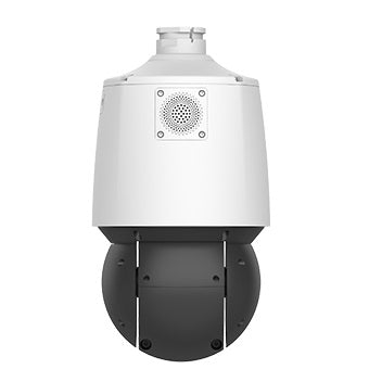 Uniview 4MP IP Deep Learning AI Series 25x Compact **DUAL-LENS** IR PTZ Camera, Perimeter, Auto-Tracking, PTZ / Fixed Camera Alarm Linkage, LightHunter, 4.8-120mm, 120dB WDR, 100m IR, 30m White Light, MicroSD, POE or 12VDC, Built-in Speaker, IP66 (Stand
