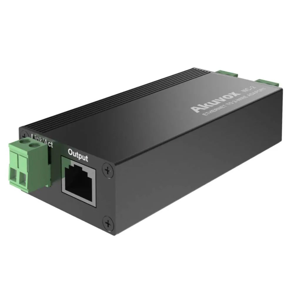 Akuvox Long Range IP To 2W Adapter, 48VDC **REQUIRES 48V PSU OR AKUVOX NS-2**