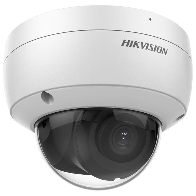 Hikvision 6MP IP Pro Series IR Vandal Dome Camera, DarkFighter, AcuSense, Perimeter, Face Capture, 2.8mm, 120dB WDR, 30m IR, POE / 12VDC, IP67, IK10, MicroSD, Built-in Mic (Wall Mount: DS-1272ZJ-120, Junction Box: DS-1280ZJ-DM46)