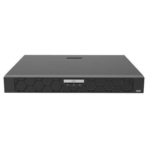 Uniview 16 Channel Prime Series NVR, 160MB, 1 x HDMI / 1 x VGA, 2 x HDD, 1 x Gigabit NIC, 16 x POE+, 2RU, 8CH VCA Functionality **NO HDD INSTALLED**