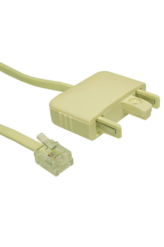 DSC Universal Telephone Lead with 606 Socket and 2M Telephone Cord