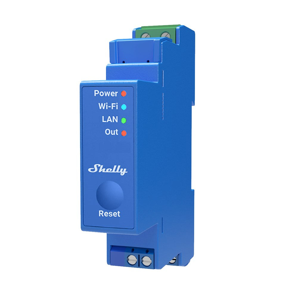 Shelly Pro 1 Smart Relay, DIN Rail Mounted