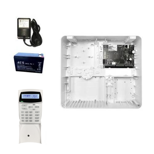 EliteControl ECi Takeover Kit With Control Panel & Plastic Enclosure (1x ECI-TCP-PLAS-KIT-1), 16V 1.5A Plug Pack (1x PP16-1.5), 12V 7Ah Battery (1x BATT12-7), LCD Keypad (1x EC-LCD), EC-i RS232 Module (1x ECI-RS232) **NO DETECTORS, SIRENS OR PHONE LEAD**